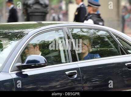 Tom Parker Bowles and Laura Lopes  The Wedding of Prince William and Catherine Middleton - The Mall  London, England - 29.04.11 Stock Photo