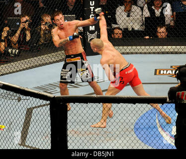 Georges St-Pierre vs Jake Shields  UFC 129 - Welterweight Title Bout held at Rogers Centre Toronto, Canada - 30.04.11 Stock Photo