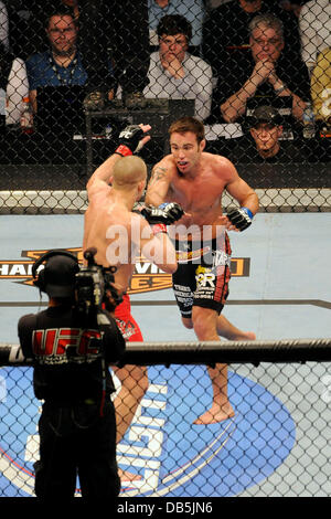 Georges St-Pierre vs Jake Shields  UFC 129 - Welterweight Title Bout held at Rogers Centre Toronto, Canada - 30.04.11 Stock Photo