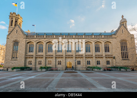 The University of Adelaide's Bonython Hall on the North Terrace campus in downtown Adelaide. Stock Photo