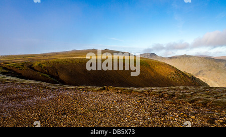 Beautiful dramatically light on the Fairfield Horseshoe, Lake District Stock Photo