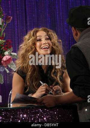 Jennifer Lopez Jennifer Lopez CD Signing & Album Release Party For 'LOVE?' held at Hard Rock Cafe Hollywood, California - 03.05.11 Stock Photo