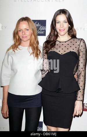 Stella McCartney, Liv Tyler at the Stella McCartney Personal Appearance shop launch - Arrivals. New York City, USA - 04.05.11 Stock Photo