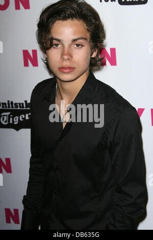 Jake T. Austin NYLON Magazine annual May Young Hollywood issue party held at Bardot Hollywood - Arrivals Hollywood, California - 04.05.11 Stock Photo