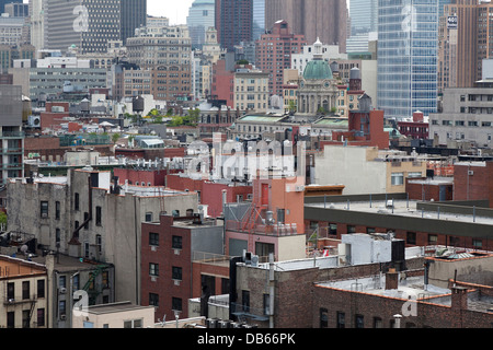 Urban rooftops in New York City Stock Photo
