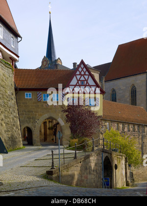 Bamberg City Gate, Kronach, Upper Franconia, Bavaria, Germany Stock Photo