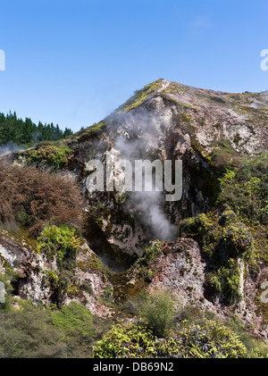 dh Craters of the Moon TAUPO NEW ZEALAND Geothermal Walk thermal landscape steam vents crater Stock Photo