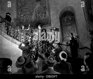 SUNSET BOULEVARD Paramount, 1950. Directed by Billy Wilder. With Gloria Swanson, William Holden, Erich von Stroheim Stock Photo