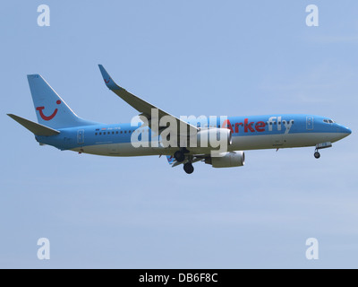 A Boeing 737-800 aircraft operated by Izhavia Airlines is seen in the ...