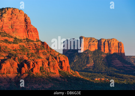 Rock formations just outside Sedona, Arizona Stock Photo