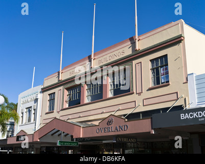 dh Emerson Street NAPIER NEW ZEALAND Art Deco Briascos building style Stripped classical with maori motifs Stock Photo