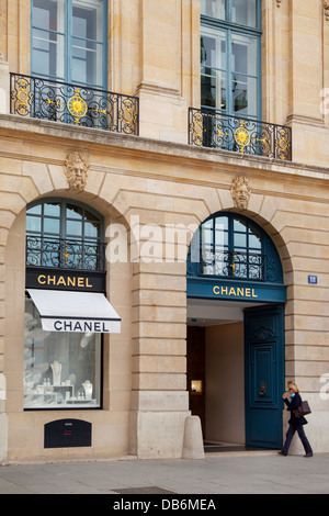 Chanel store on Champs-Élysées Paris, France, Europe Stock Photo - Alamy