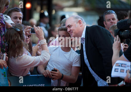 Leicester Square, London, UK. 24th July, 2013. Dara O'Briain attends the west end premier of Steve Coogan's latest film 'Alpha Papa'.  Credit:  Lee Thomas/Alamy Live News Stock Photo