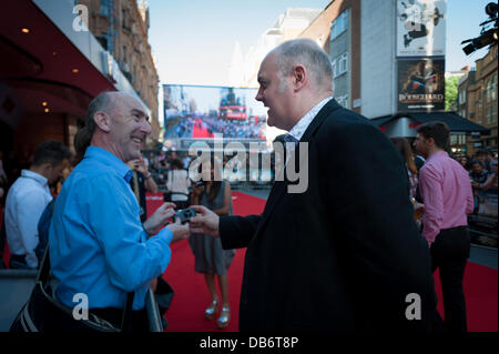 Leicester Square, London, UK. 24th July, 2013. Dara O'Briain attends the west end premier of Steve Coogan's latest film 'Alpha Papa'.  Credit:  Lee Thomas/Alamy Live News Stock Photo