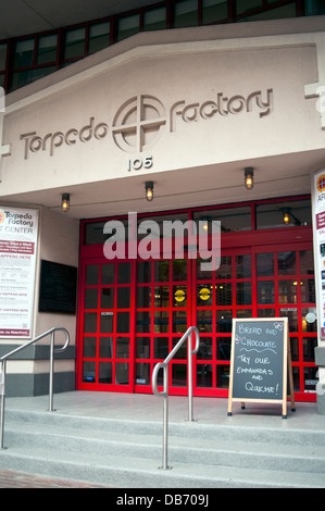 The Torpedo Factory arts center in Alexandria, Virginia. Stock Photo
