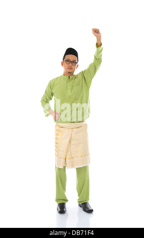 Malay man celebrating hari raya the month after ramadan Stock Photo - Alamy