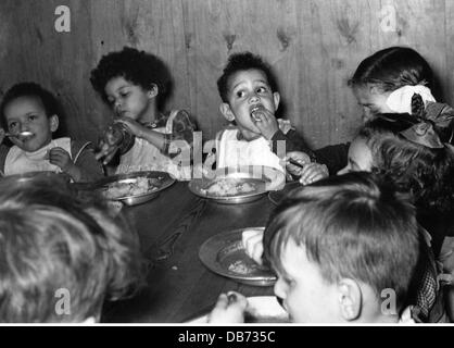 post war period, people, Germany, war children, children's home, early 1950s, Additional-Rights-Clearences-Not Available Stock Photo