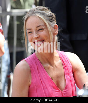 Sharon Stone  Singer Jane Morgan receives a star on the Hollywood Walk of Fame held on Hollywood Blvd  Hollywood, California - 06.05.11 Stock Photo