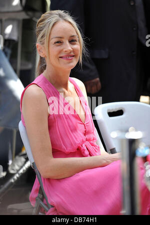 Sharon Stone  Singer Jane Morgan receives a star on the Hollywood Walk of Fame held on Hollywood Blvd  Hollywood, California - 06.05.11 Stock Photo