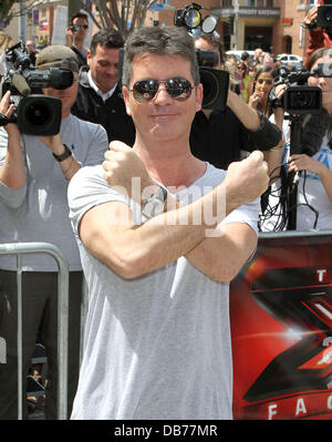 Simon Cowell at the 'The X Factor' Auditions at Galen Center. Los Angeles, California - 08.05.11 Stock Photo