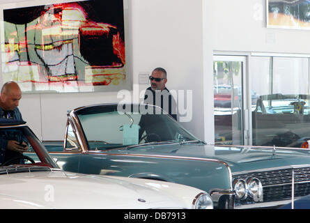 Christian audigier spotted shopping new hi res stock photography