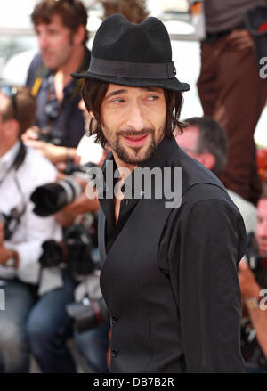 Adrien Brody 2011 Cannes International Film Festival - Day 1 - Midnight In Paris - Photocall Cannes, France - 11.05.11 Stock Photo