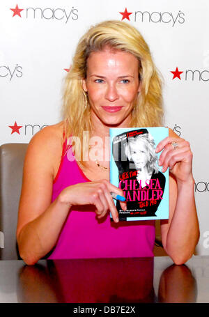 Chelsea Handler signs copies of her new book 'Lies Chelsea Handler Told Me' at Macy's Chicago, Illinois - 11.05.11 Stock Photo