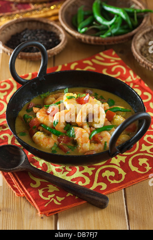 Goan Prawn Caldinho. Shrimp curry Goa Stock Photo