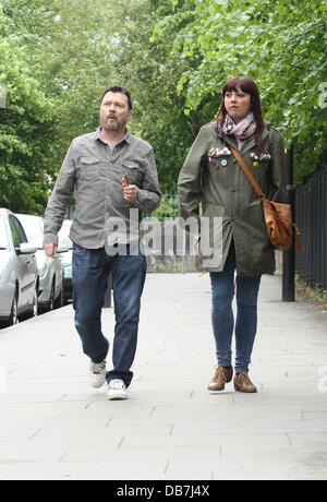 Ian Puleston-Davies  at the Coronation Street Set in Manchester Manchester, England - 12.05.11 Stock Photo