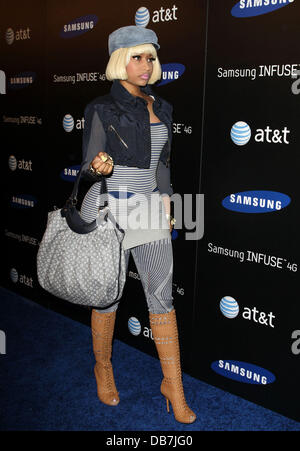 Nicki Minaj Samsung Infuse 4G For AT&T launch event at Milk Studios - Arrivals Los Angeles, California - 12.05.11 Stock Photo