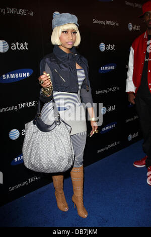 Nicki Minaj Samsung Infuse 4G For AT&T launch event at Milk Studios - Arrivals Los Angeles, California - 12.05.11 Stock Photo