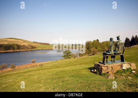Glenkiln reservoir Stock Photo