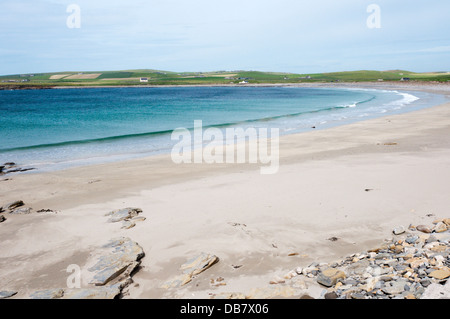 The Bay of Skaill on the west coast of Mainland, Orkney. Stock Photo