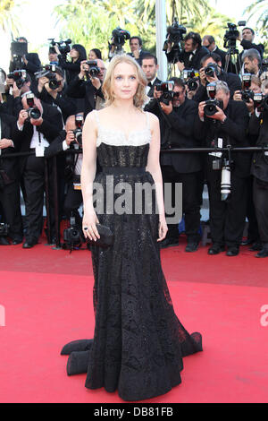 French actress Sara Forestier, 2011 Cannes International Film Festival - Day 6 - The Tree of Life - Premiere - Departures Cannes, France - 16.05.11  Stock Photo