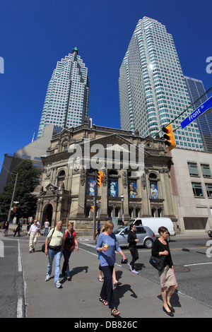 Canada, Ontario, Toronto, Hockey Hall of Fame, , Financial District, skyscrapers, Stock Photo