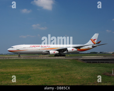 PZ-TCP Surinam Airways Airbus A340-311 - cn 049 4 Stock Photo