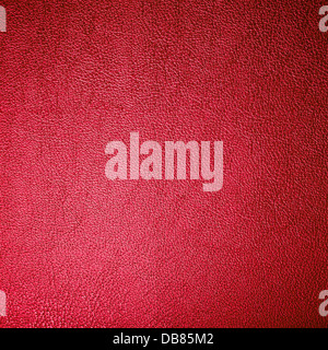 Red Leather Texture For Background Stock Photo