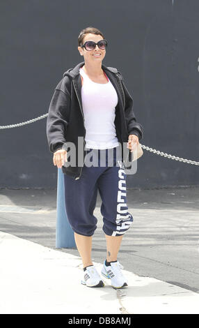 Actress Natalie Raitano of television series V.I.P. goes to Toast Cafe