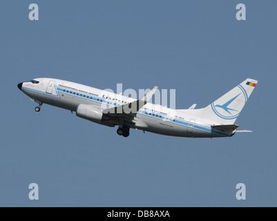 YR-BGG TAROM Boeing B737-78J YR-BGG Retrojet 3 Stock Photo