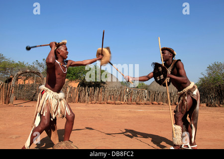 AFRIPICS - Stick fighting demonstration by Zulu men at the