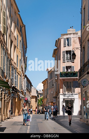 Aix-en-Provence is a, university city in the, Provence-Alpes-Côte d'Azur ,region of southern France. Stock Photo