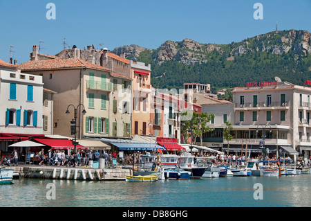 Cassis Old Vieux Port Harbour  Provence French Riviera Cote D'Azur France  Mediterranean Stock Photo