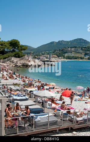 Cassis Beach Sea French Riviera Cote D'Azur France Stock Photo