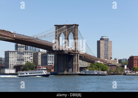 Brooklyn bridge, New York City Stock Photo