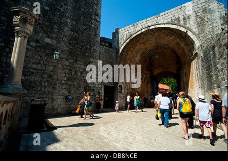 Pile gate , Old Town, Dubrovnik. Croatia. Stock Photo