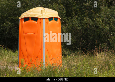 Portable outhouse in rural setting Stock Photo: 58585029 - Alamy