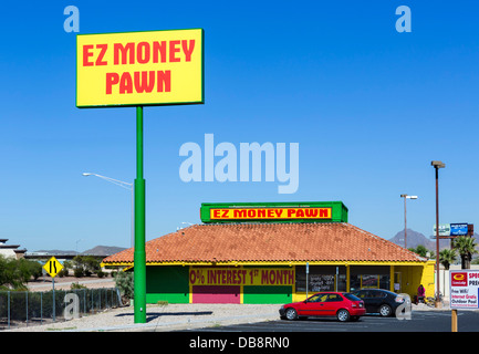 EZ Money Pawn Shop in Tucson, Arizona, USA Stock Photo