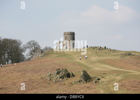 old john a folly in bradgate park leicestershire Stock Photo