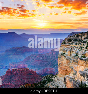 Hopi Point, Grand Canyon National Park Stock Photo