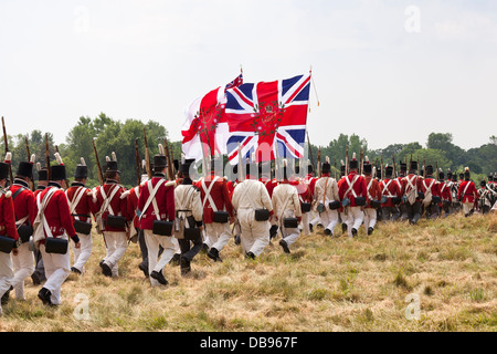 Canada,Ontario,Niagara-on-the-Lake, Fort George National Historic Park, 1812 re-enactment Stock Photo